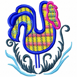 Chickens And Roosters Embroidery Design 11 Chickens And Roosters Embroidery Design 11